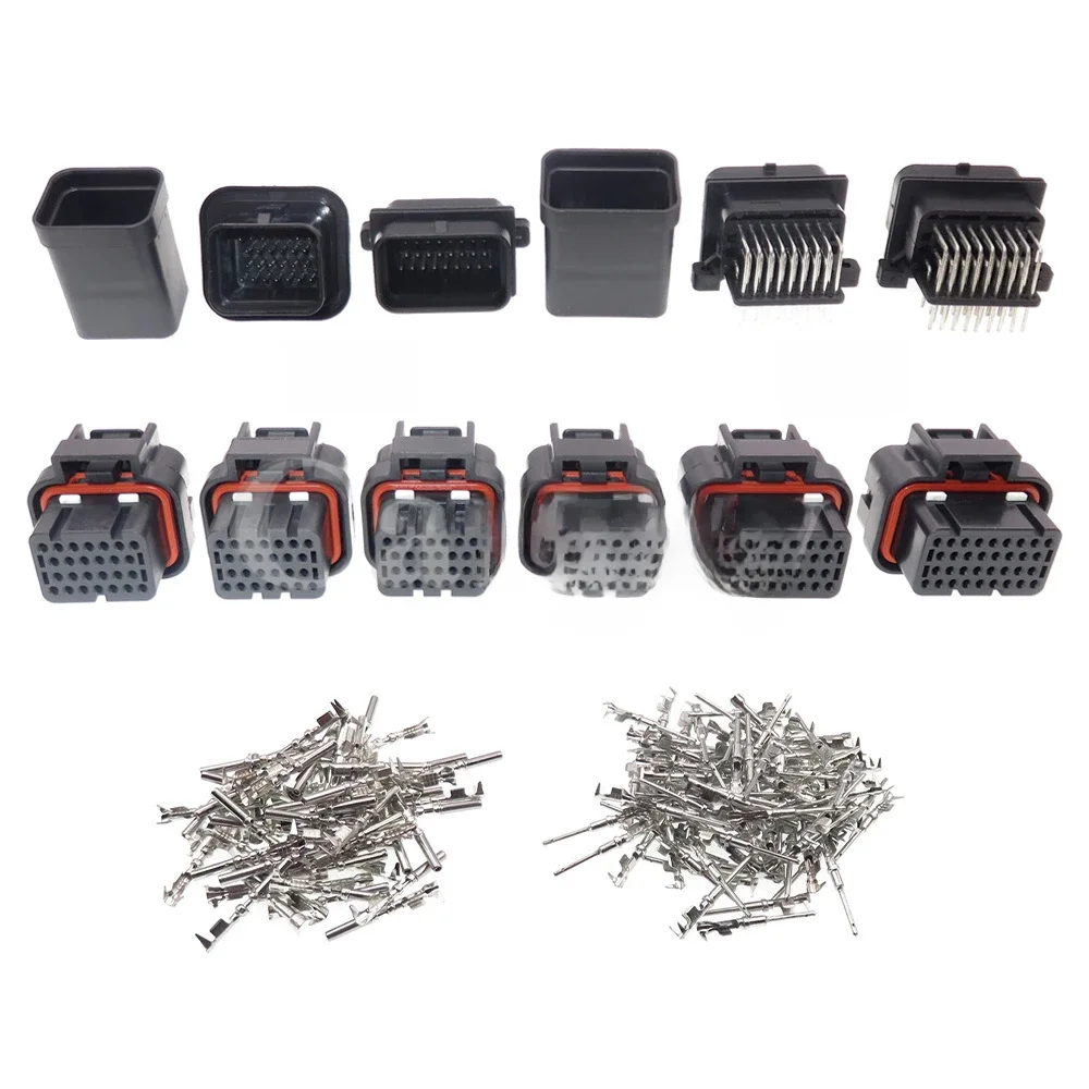 Connecteur de prise ECU SFP pour fil de voiture, 1 jeu, 26P, 34P, 3-1437290-7, 3-1437290-8, 1473416-1, 1473416-2, 4-1437290-0, 4-1437290-9