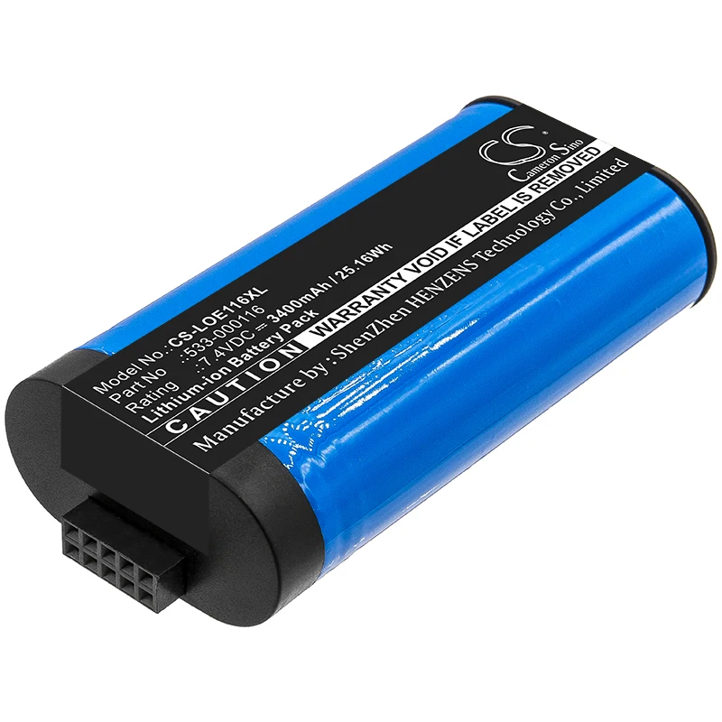 Replacement Battery for Logitech  S-00147, UE MegaBoom 533-000116, 533-000138 7.4V/3400mAh