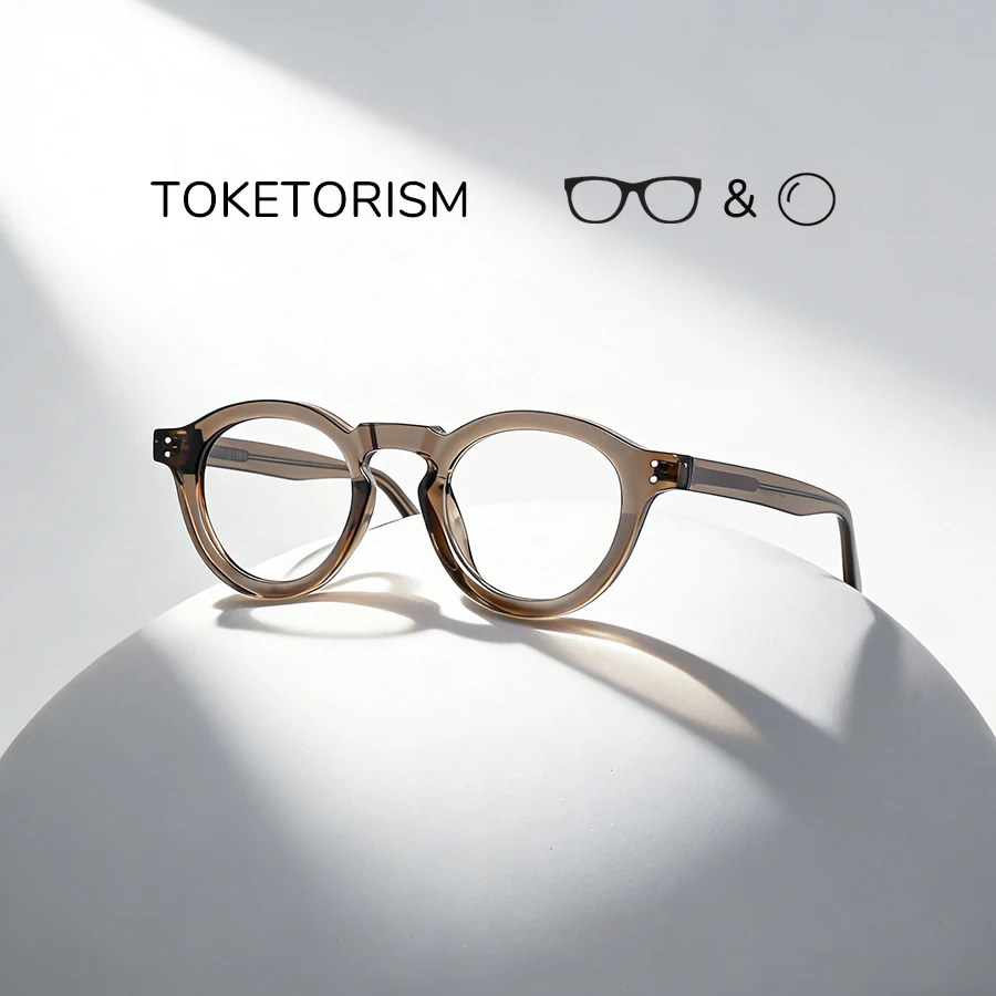 

Многофокальные прогрессивные очки Toketorism в круглой оправе для мужчин, фотохромные очки