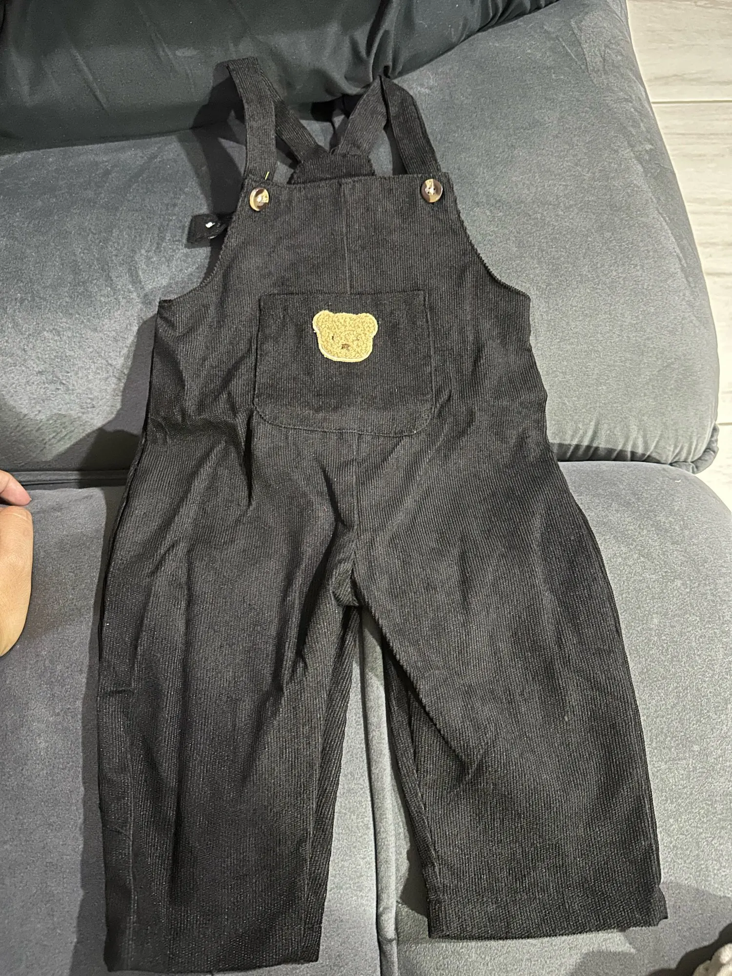 Winter Corduroy Overalls Warm Fluffy Baby Toddler Cartoon Decorated Loose Fit Home Out ection Windproof door Cold Prot Warm photo review