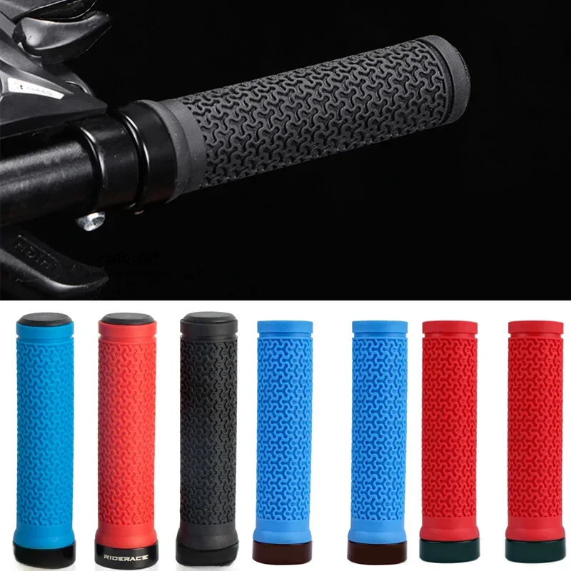 AliExpress TIMOTRAS Solid Color TPR Bicycle Handlebar Grips Anti-skid Bar End Comfy Hand Feel MTB Cycling Hand Rest