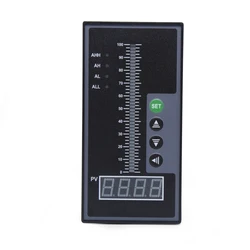 AC220V DC24V Water Oil Liquid Level Pressure Controller Light Column Display Universal Input 4-20MA Transmitter Sensor for Pump