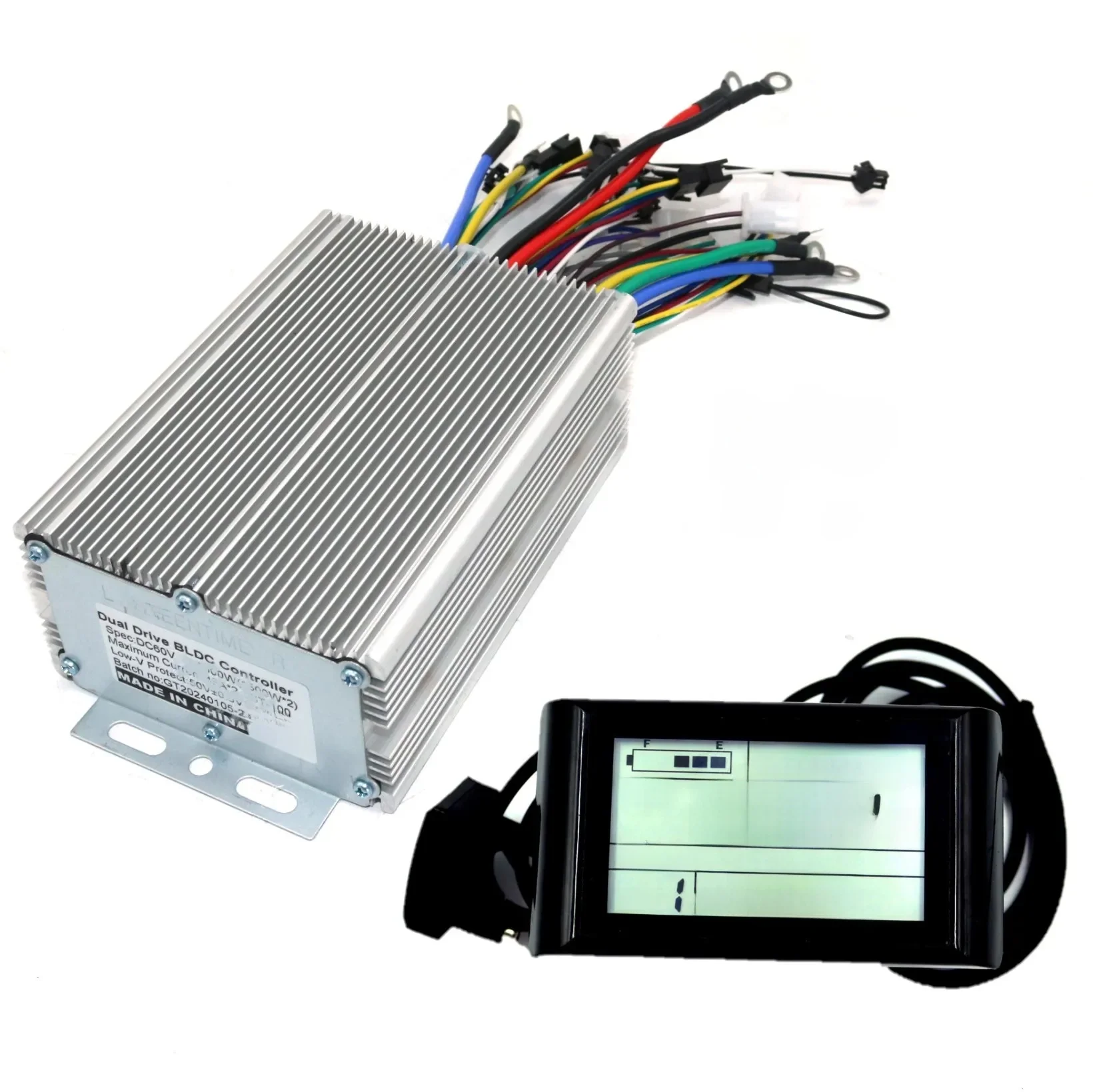 AliExpress NONE GREENTIME Dual Drive 48/60/72V 2000W Sine Wave Brushless DC Motor Controller Electric Scooter E-bike Driver and SW900 One Set