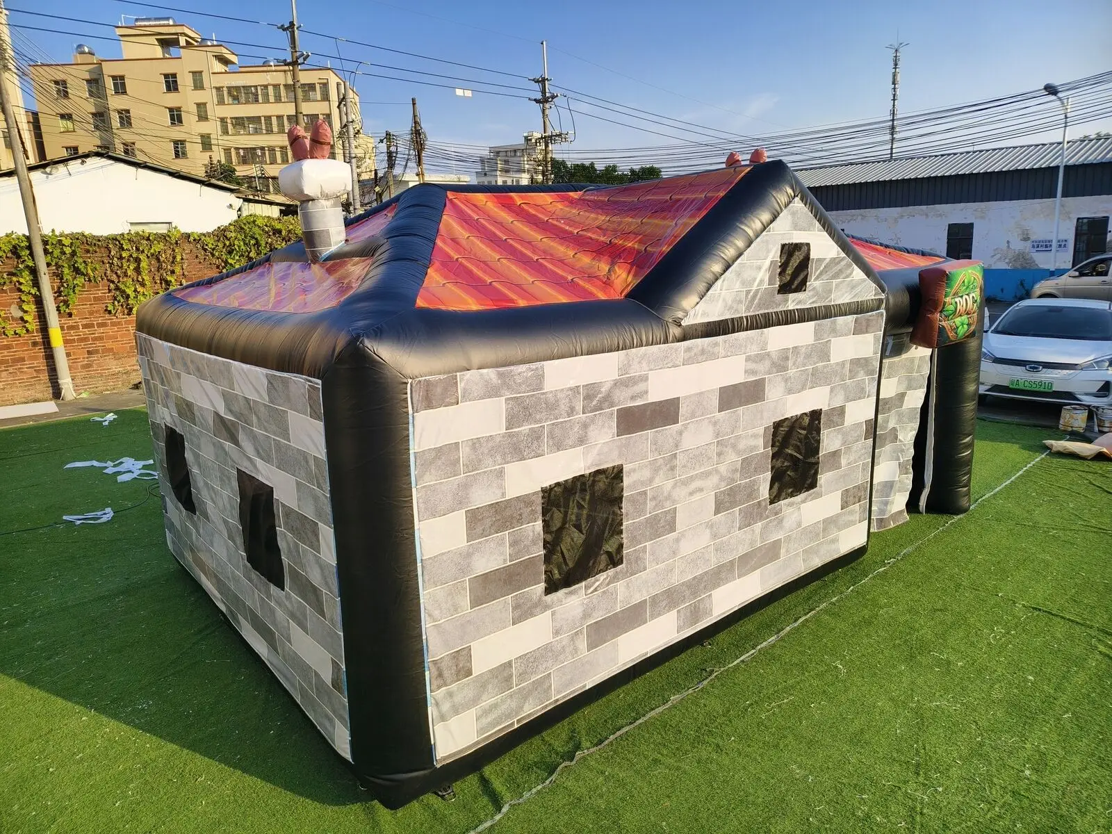 Tente de Bar Gonflable de 20 Pieds, Pop-Up, Style Irlandais, pour ixen Plein Air, Maison, Événement de Location