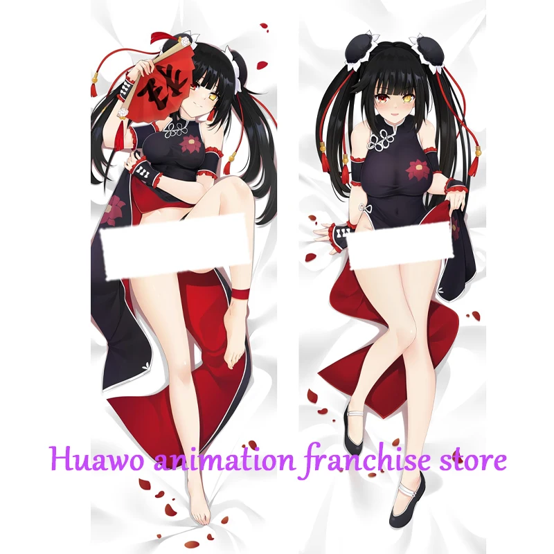 

Anime Dakimakura Pillow Tokisaki Kurumi 2-Side Print Pillowcase Hugging Body Cushion Cover Otaku Waifuristmas Decoration 2023