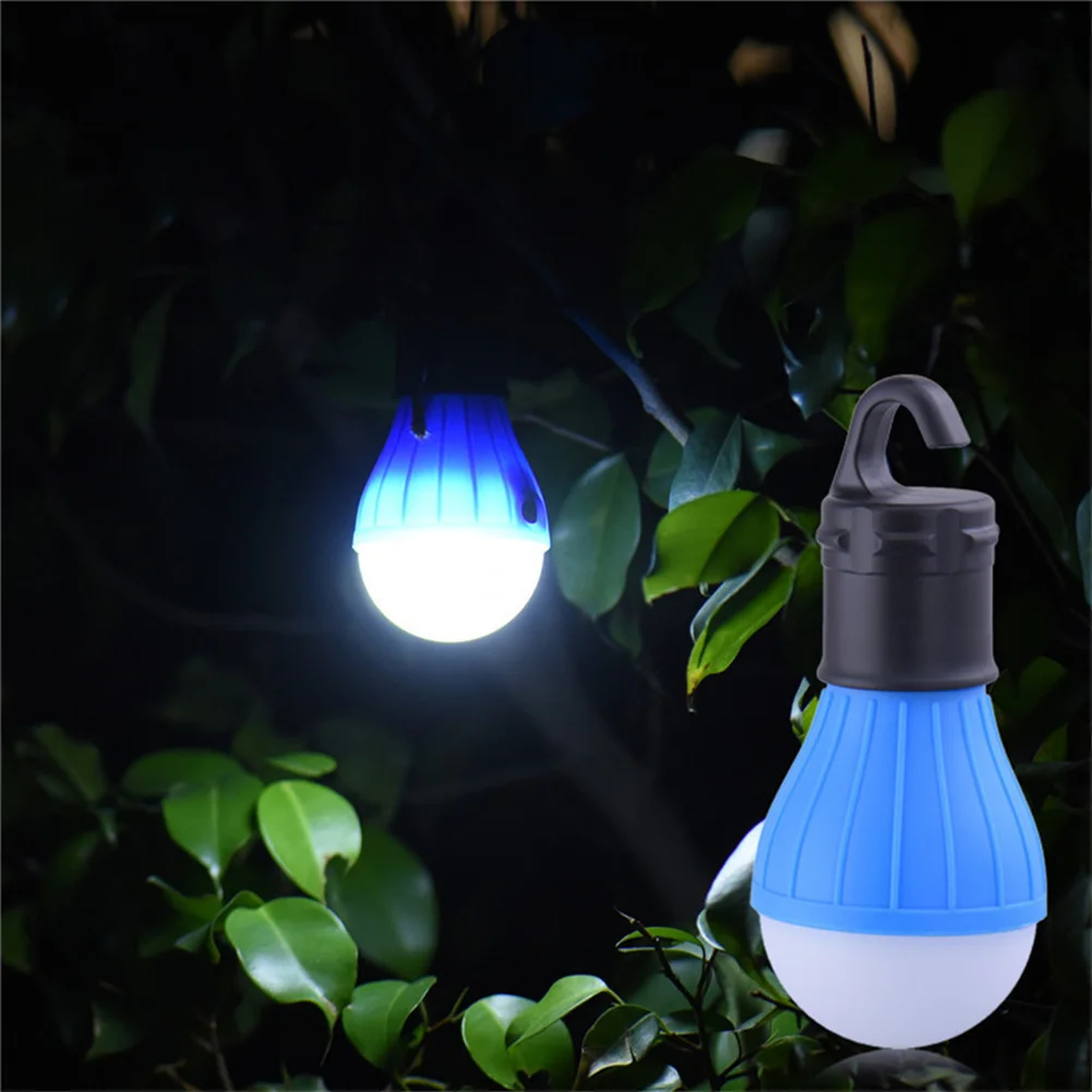 Luz de tienda de campaña al aire libre, linterna portátil, bombilla LED, luz suave colgante para exteriores, lámpara de emergencia SOS, herramientas