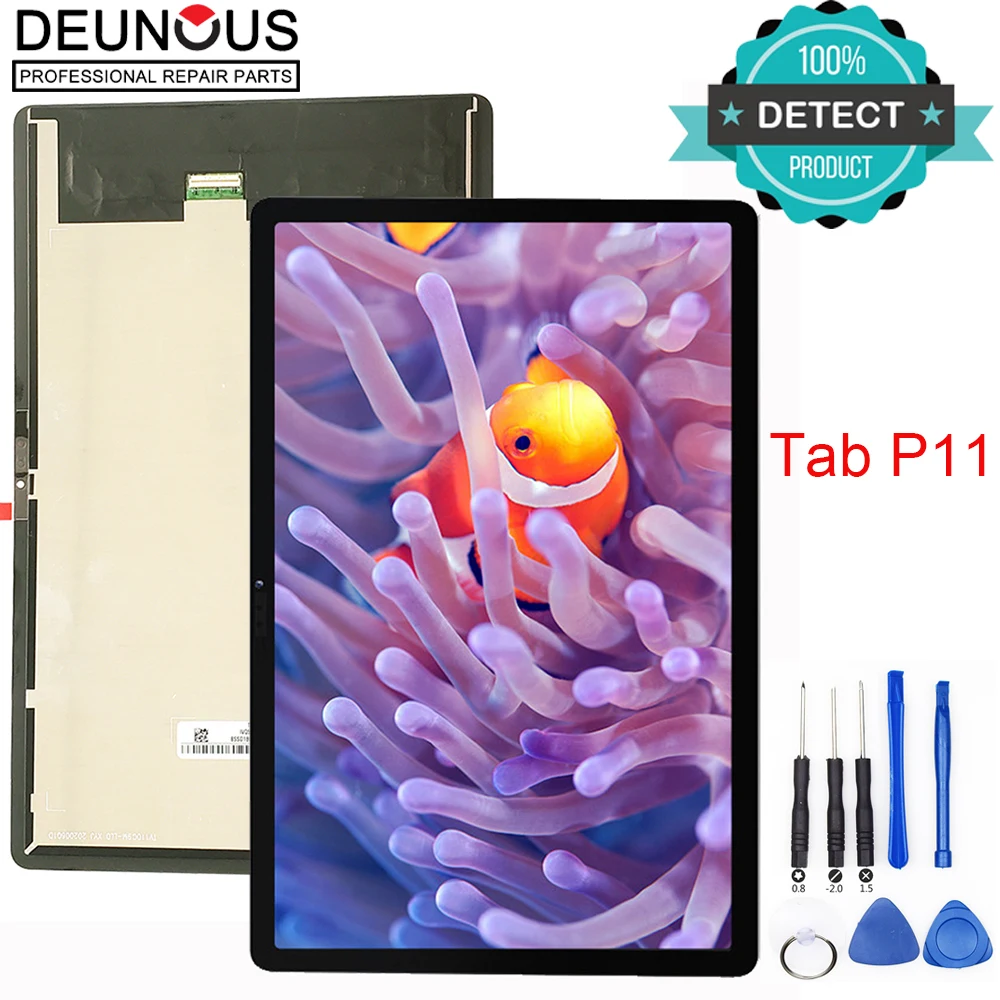 New LCD Screen Display For Lenovo Tab P11 / P11 Plus TB-J606F TB-J606L P11 5G J606 J616 J607 With Touch Screen Digitizer Sensor