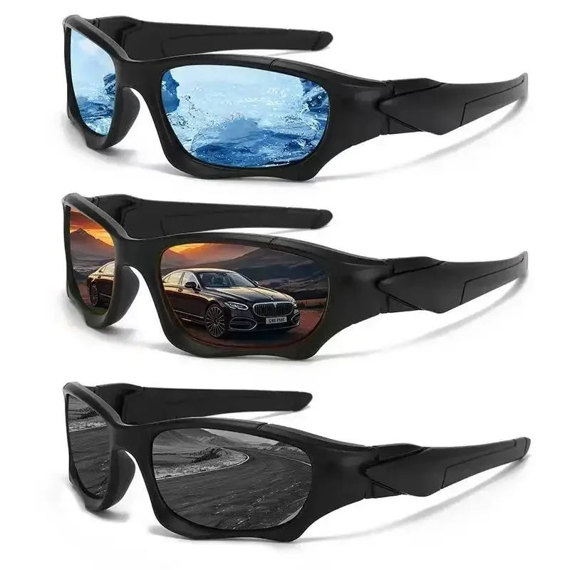 AliExpress NONE Polarized Fishing Sunglasses for Men Women Classic Camouflage Shades with UV Protection for Outdoor Driving Cycling Hiking