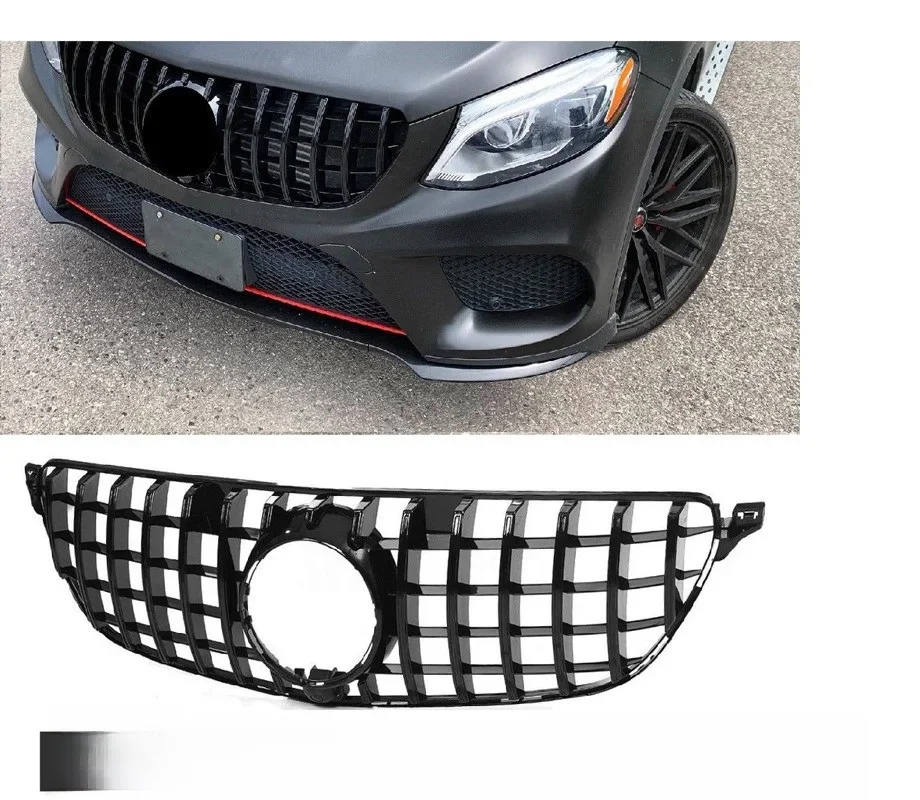 Amortecedor dianteiro do carro para Mercedes Benz GLE Coupe, Acessórios da grade central, Barras