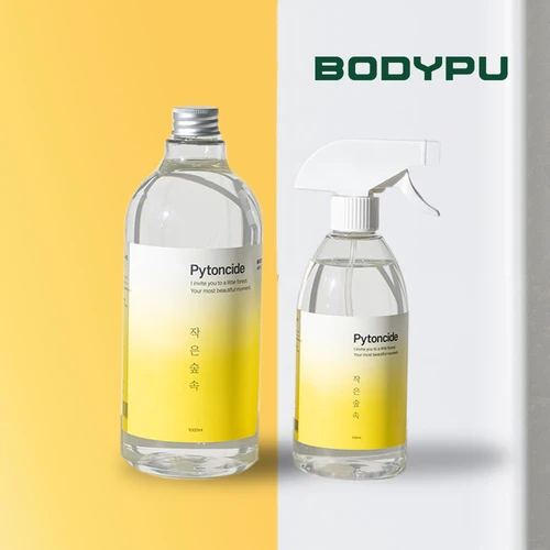 bodyPu 1L+500ml phytoncide 스프레이 편백수 1.5L 편백나무 오일 