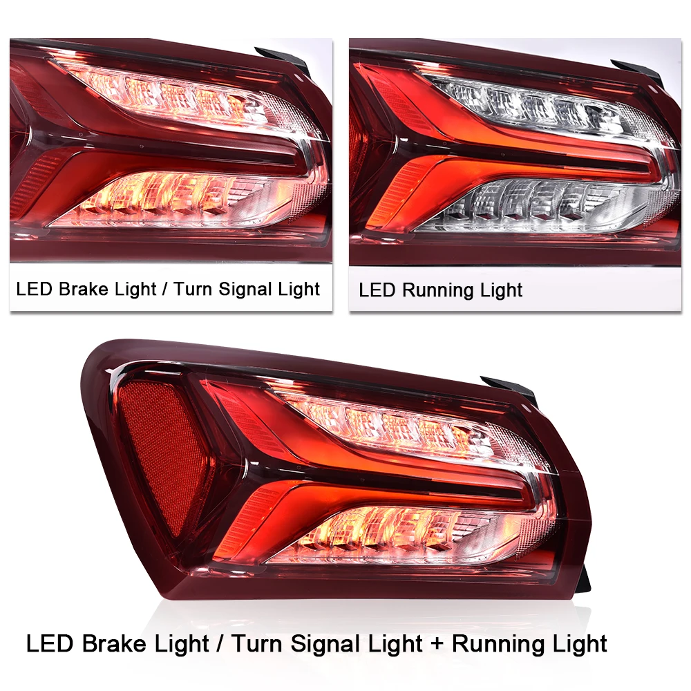 يصلح ل 2019-2022 تشيفي ماليبو Led نوع الذيل ضوء مصباح الخارجي استبدال Lh سائق #4