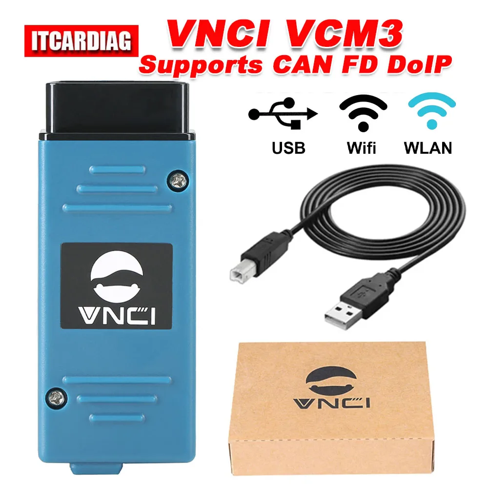 VNCI VCM3 Car Diagnostic Scanner for Ford Mazda Support CAN FD DoIP CAN BUS Compatible with Ford Mazda Original Software Driver