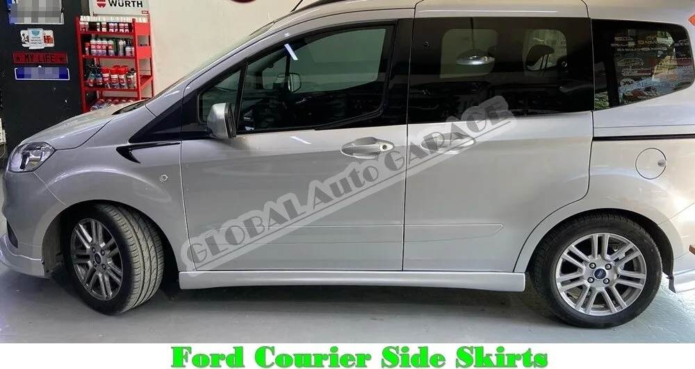 

For Ford Courier Side Skirt Threshold 2014 2015 2016 2017 Sill Trim Car Styling Auto Accessory Universal Spoiler Mud Flaps Lip