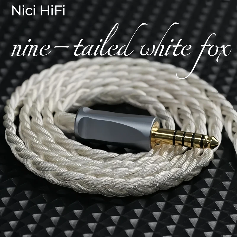 Nici HiFi-28 6 Core Earphone Cable MMCX/0.78 2Pin/Stereo 3.5mm, Balanced 4.4mm, IEM Replacement Upgrade Cable