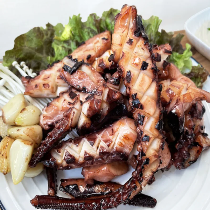 쫄깃하고 식감좋은 통족 오징어다리 국내가공 1kg