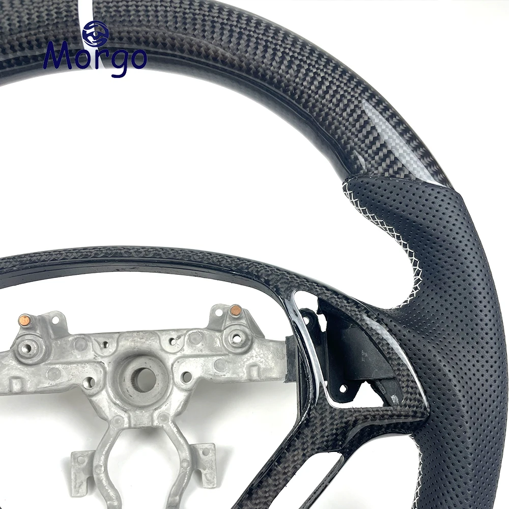 Really 3K carbon fiber steering wheel for Infiniti G37 carbon fiber steering wheel G25 G35 Q60 EX35 EX37 Q50 steering wheel