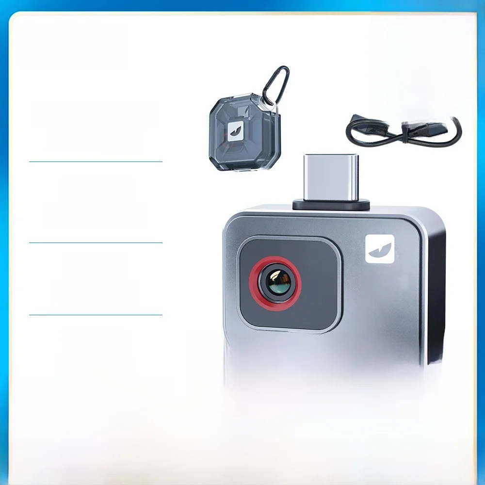 P2Android Type-C infrarood warmtebeeldcamera -20 ~ 600 ° C APP Warmtebeeldcamera voor mobiele telefoonbediening - afbeelding 2