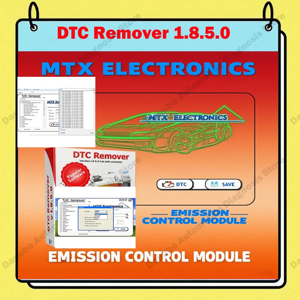 

Latest DTC Remover MTX 1.8.5.0 obd 2 scanner with Keygen KESS KTAG FGTECH OBD2 ECU Fault Tuning Software for Automotive
