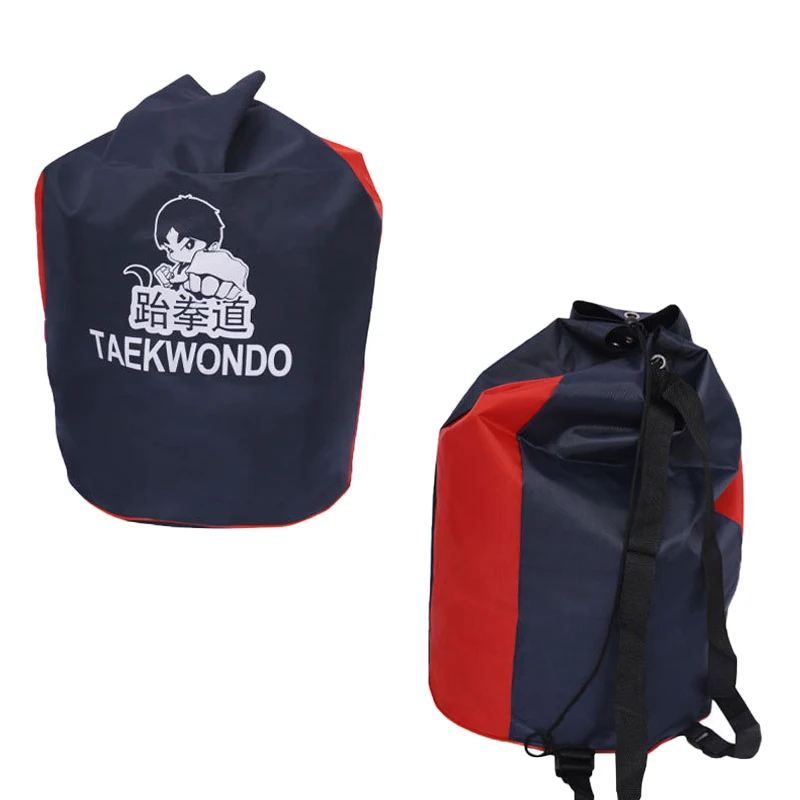 Large Capacity Taekwondo Gear Bag Drawstring Gym Bag Lightweight Sackpack Wear-Resistant Foldable String Bag for Men Women