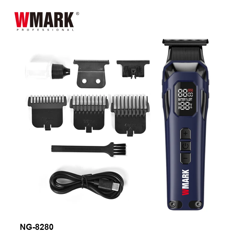 WMARK NG-8280 High Speed Professional Hair Clipper, Hair Trimmer, DLC Blade, Electronic  Clipper, Ceramic Blade