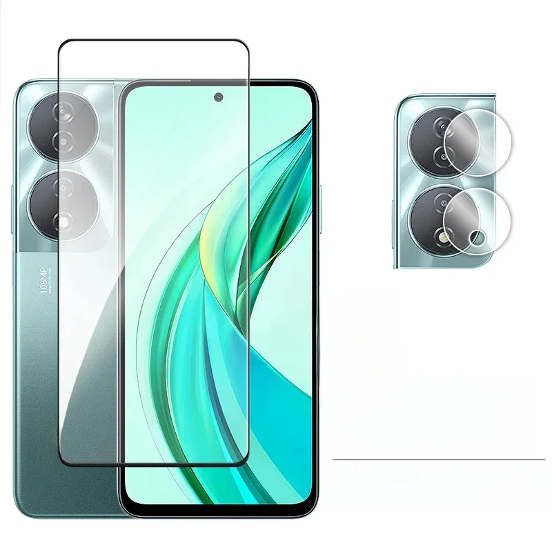 4w1 dla Honor 90 Smart 5G Szkło dla Honor 90 Smart Szkło hartowane 2.5D Pełna osłona ekranu dla Honor 90 Smart Lens Film — zdjęcie 2