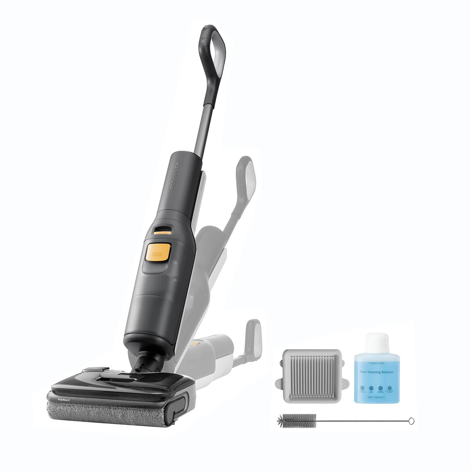 roborock F25 BX aspirateur humide et sec, 20 000 Pa, séchage rapide à air chaud 90 °C et auto-nettoyage à haute température, inclinaison à plat de 180°