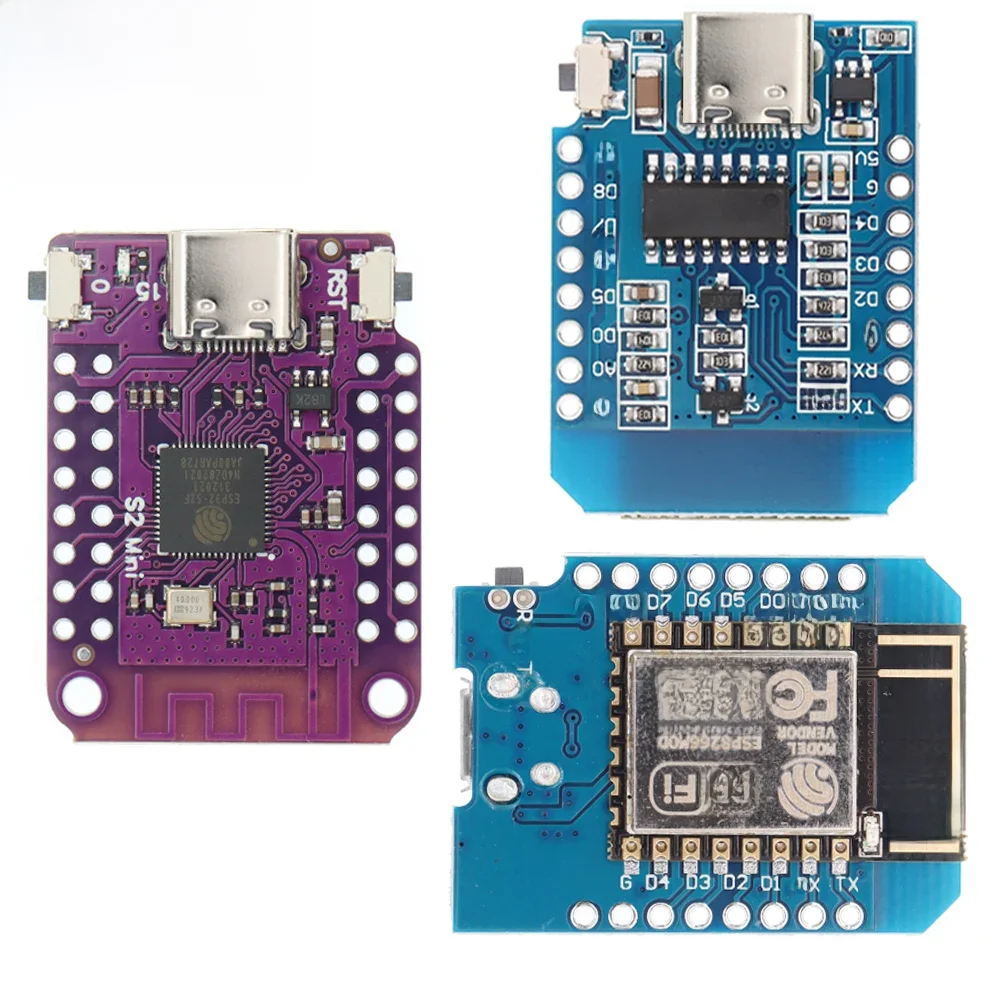ESP32 S2 Mini D1 Mini carte basée ESP8266 CH340 ESP32-S2FN4R2 4 mo FLASH 2 mo PSRAM MicroPython pour carte de développement Arduino