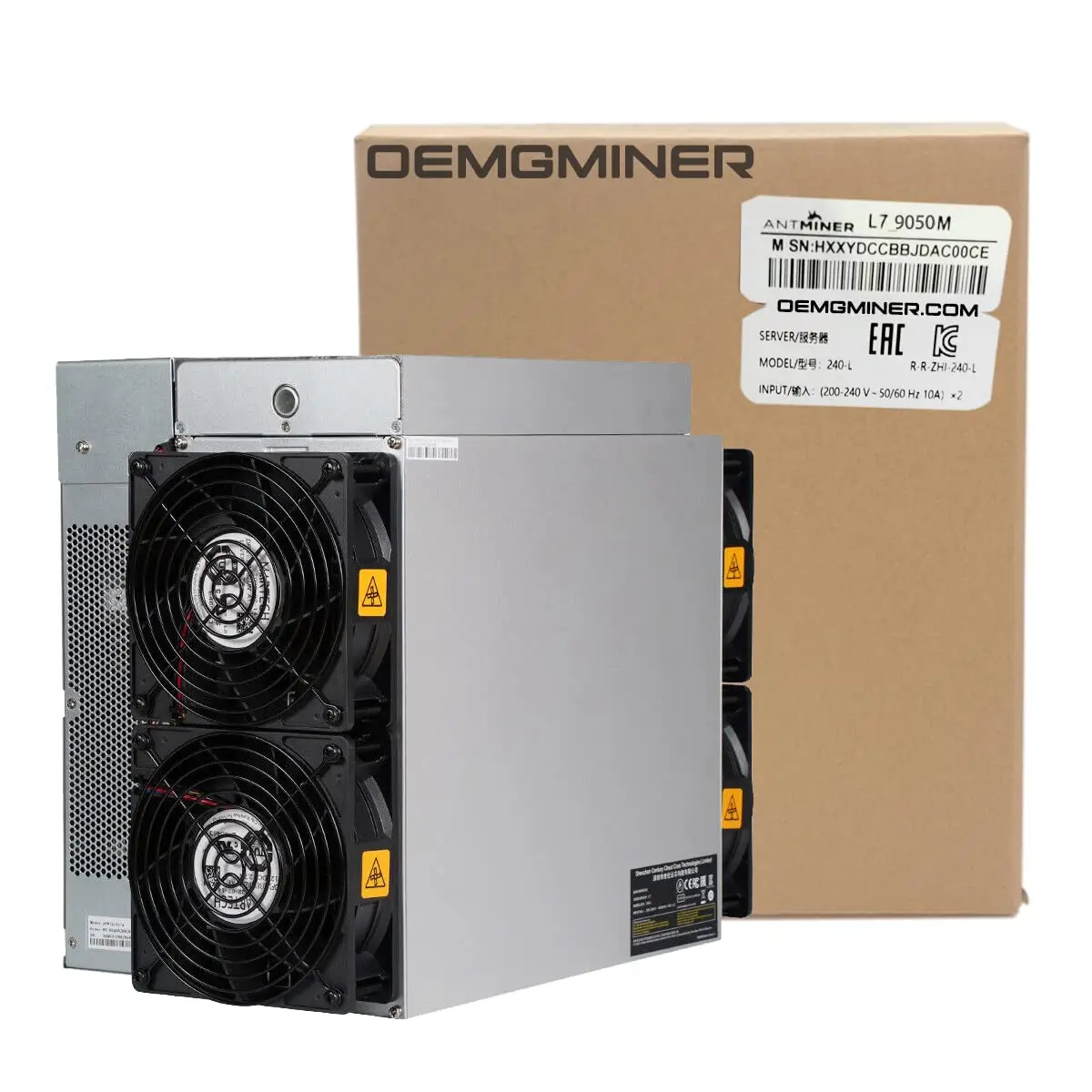 مبيعات عالية الجودة على Antminer L7 9050Mh/s 3260W Doge Coin & Litecoin LTC Coinr Scrypt Algorithm، متوفرة #1