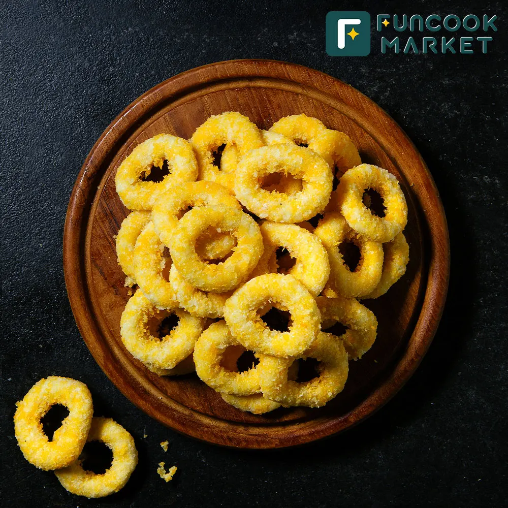 [Fun Cook] 1kg of fried squid rings squid with a fuge!