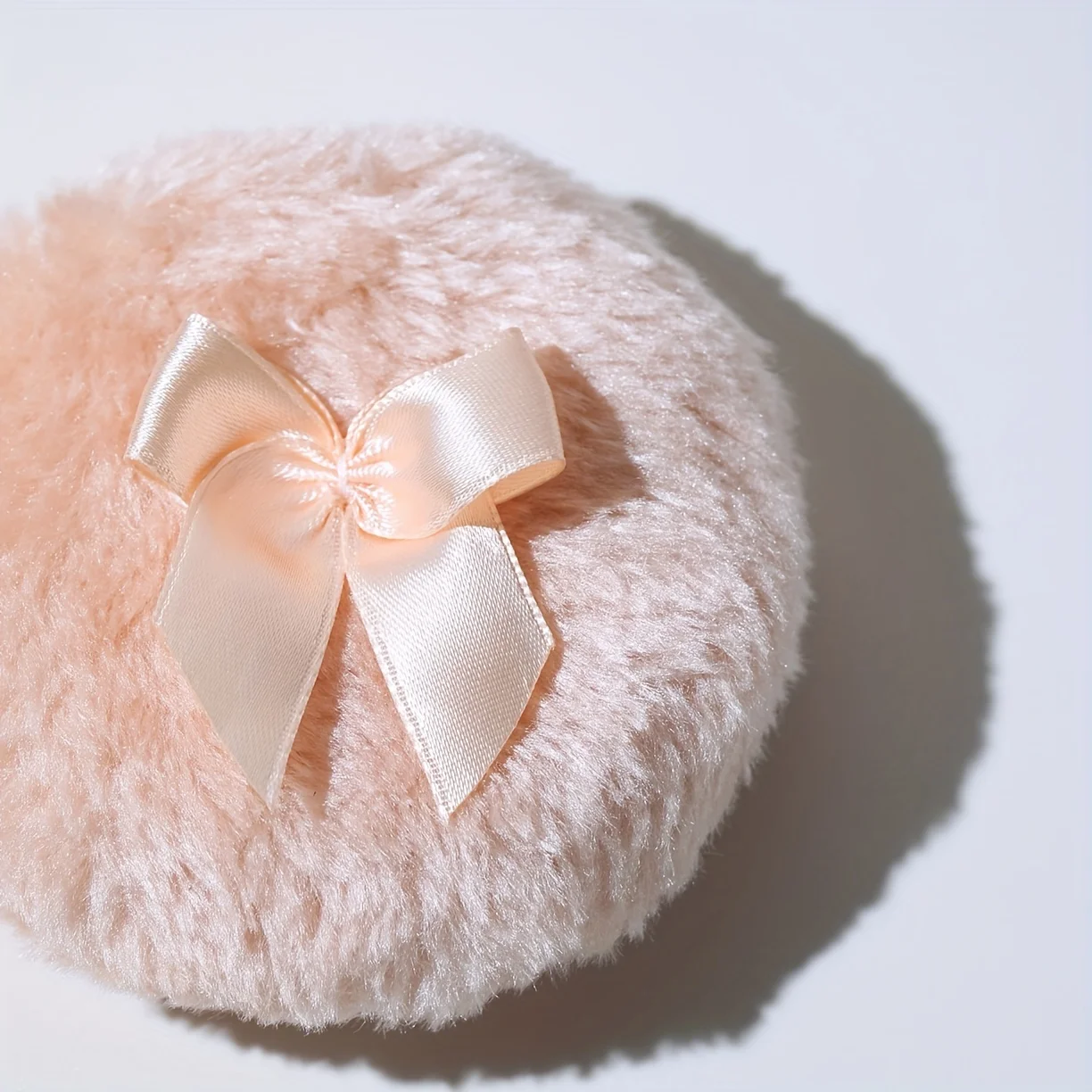 1PCS Large Powder Puff, Soft Fluffy Beauty Sponge, With Bow, For Face And Body, Infants And Adults