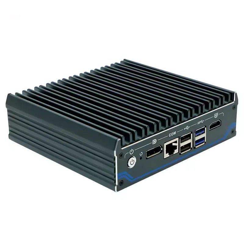 12th Gen Intel N100 Fanless Mini PC 4x 2.5G LA NVMe pfSense OPNsense Industrial Firewall Router