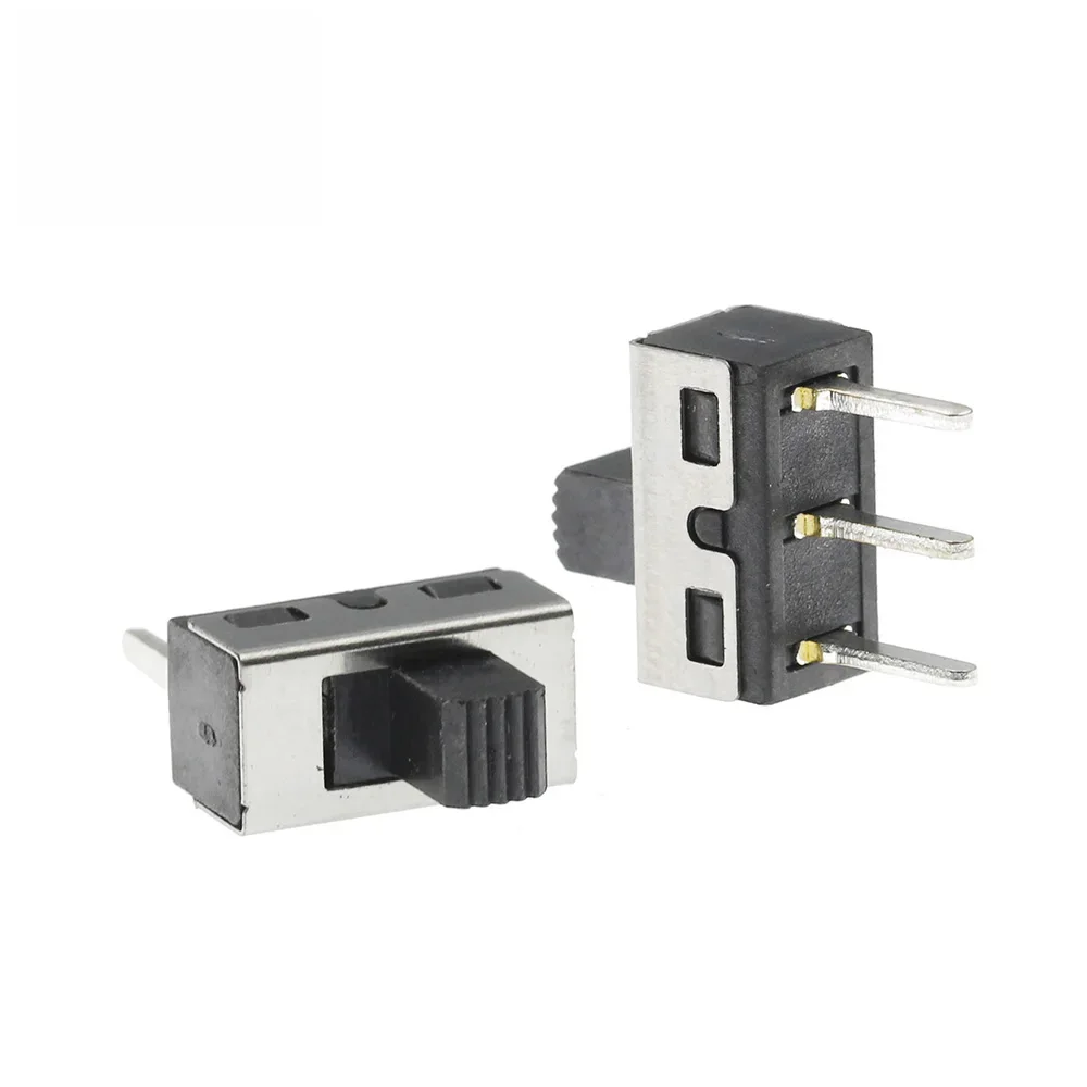 10 sztuk SS12D10 SS12D11 przełącznik dwupozycyjny 3 piny proste stopy 1P2T uchwyt wysoki 5mm odstęp 4.7mm 3A 250V SS12D10G5 — zdjęcie 2