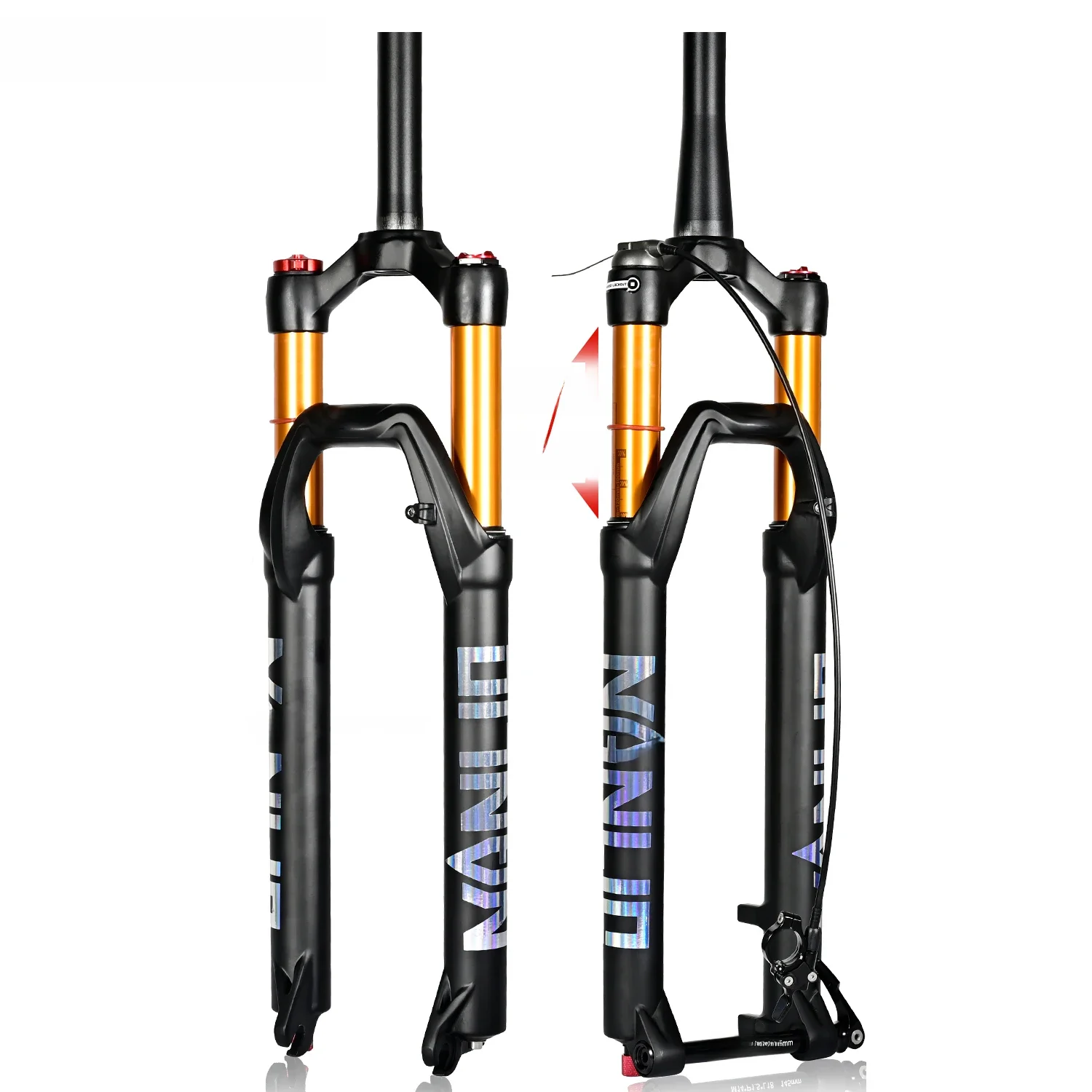 AliExpress UK NanLio Mountain Bike Suspension Fork X7 PRO Damping Rebound Adjustment 26in 27.5in 29in 120/140mm