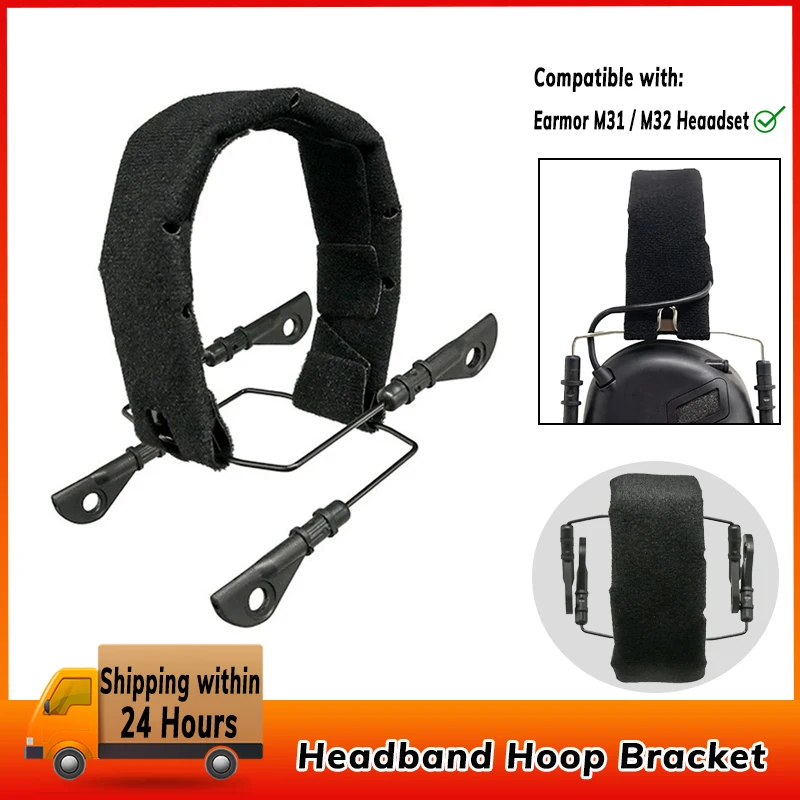 Earmor Tactical Headset Accessoires Tactical Shooting Headset Hoofdband Hoepel Geschikt Voor M31/M32