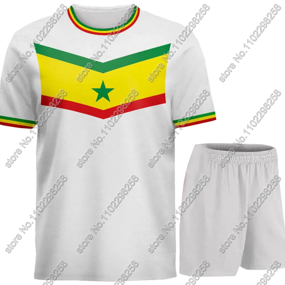 2024 Senegal National Jersey team Fans T Shirts Polish Mens Shorts Running Streetwear Casual Training Suit Clothe