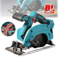 Brushless Electric Circular Saw Cordless 165mm Saw Blade Multi-Angle Cutting Woodworking Suitable For Makita 18V Battery