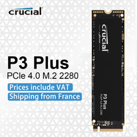 Crucial P3 Plus SSD 1TB PCIe Gen4 NVMe M.2 Internal SSD Up to 5000 MB/s Hard Drive Solid State Drive