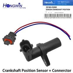 39180-03000 Enchufe del sensor de posición del cigüeñal compatible con Hyundai I10, I20 08-16 Kia Picanto Rio MK III 11-16 39180 03000 3918003000