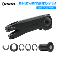 RIRO Bike Handlebar Stem 28.6/31.8mm Inner Wiring Bicycle Stem 10° Aluminum Alloy Bicycle Bridge 80mm 90mm 100mm MTB Power