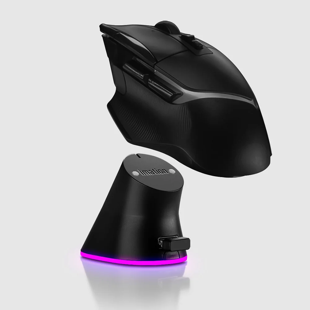 Compatiing 2 RGB Charging Dock 2 Logitech Wireless mouse (G502G703G903 Zishra etc.)