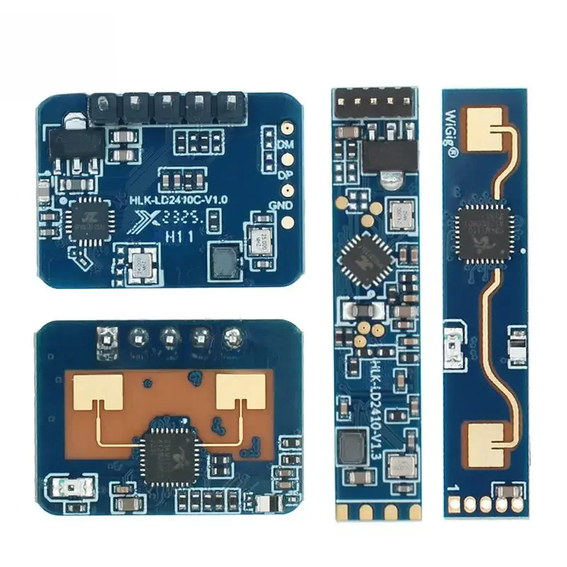 Hi-Link HLK-LD2410 LD2410B LD2410C 5V Mini FMCW 24G capteur d'état de présence humaine intelligent Module Radar électronique grand public