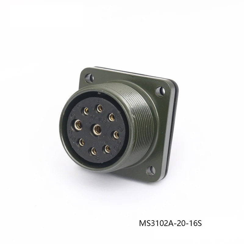 MS5015 MS3106A MS3102A MS3108A MS3100A MS3101A 20-16S 20-16P Aviation Plug Servo Motor Connector 9 Pin Core 20-16