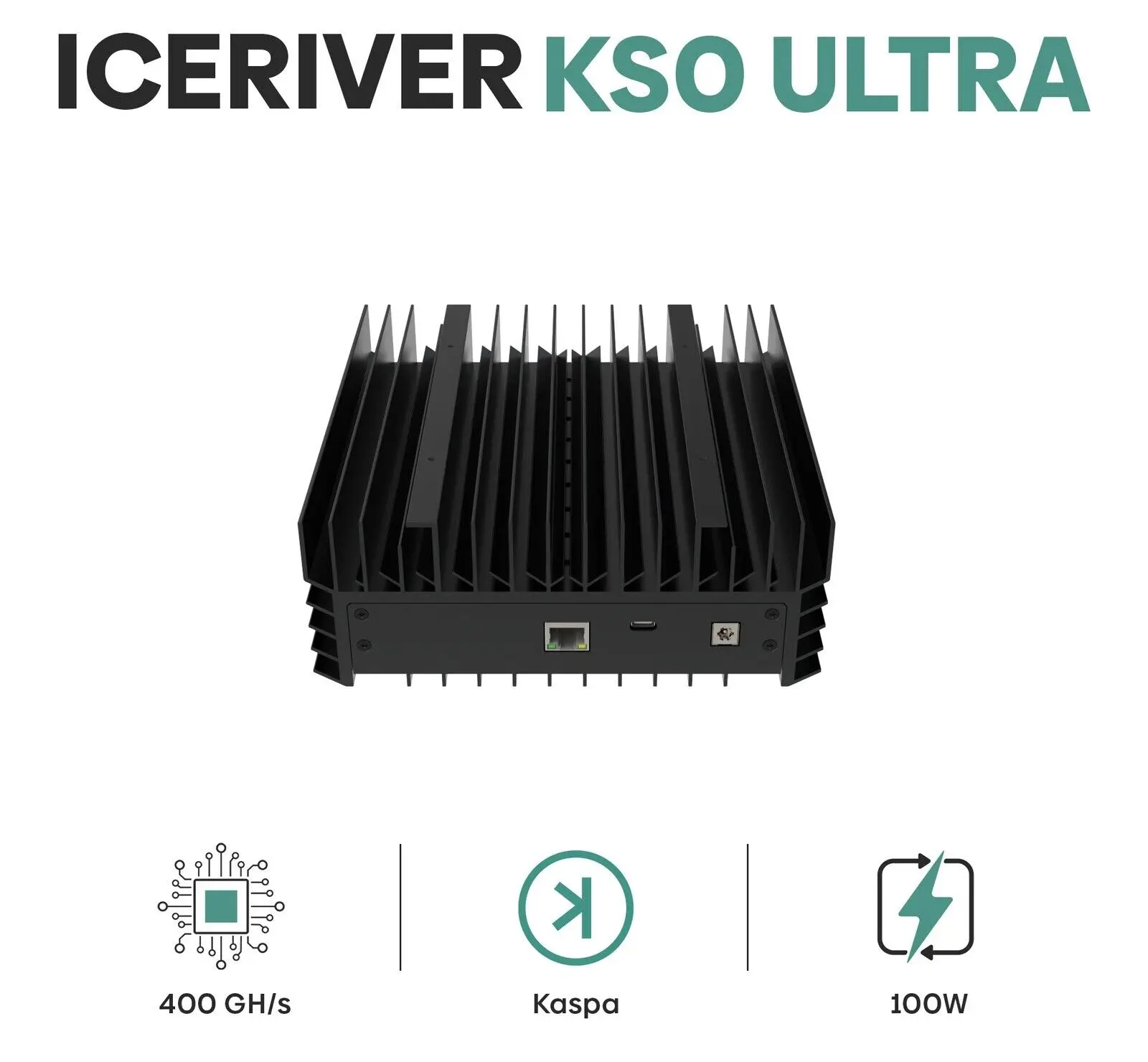 

Top Sales BUY 3 GET 1 FREE NEW!!! ICERIVER KS0 ULTRA - KAS Miner WITH PSU (PRE ORDER USA