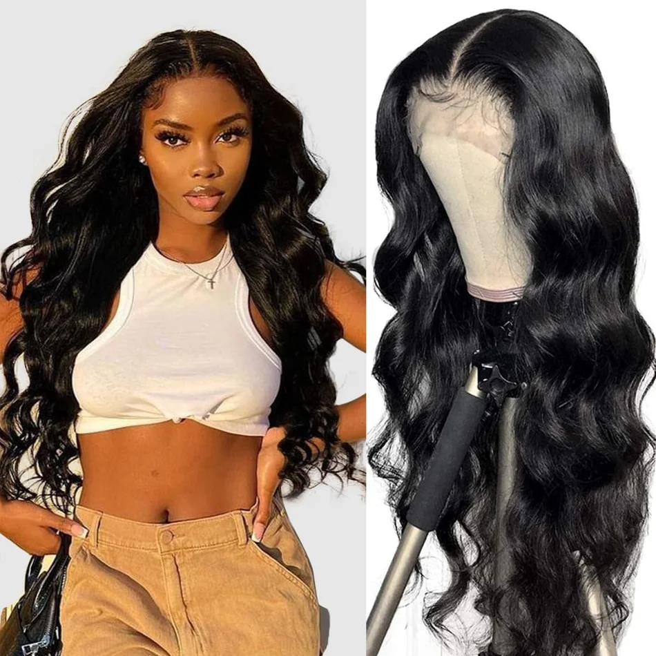 

Body Wave 5x5 Closure hd Lace Front Human Hair Wig 200 Density Glueless Wig for Choice 4x4 Closure Pre Plucked Wig Cheap on Sale