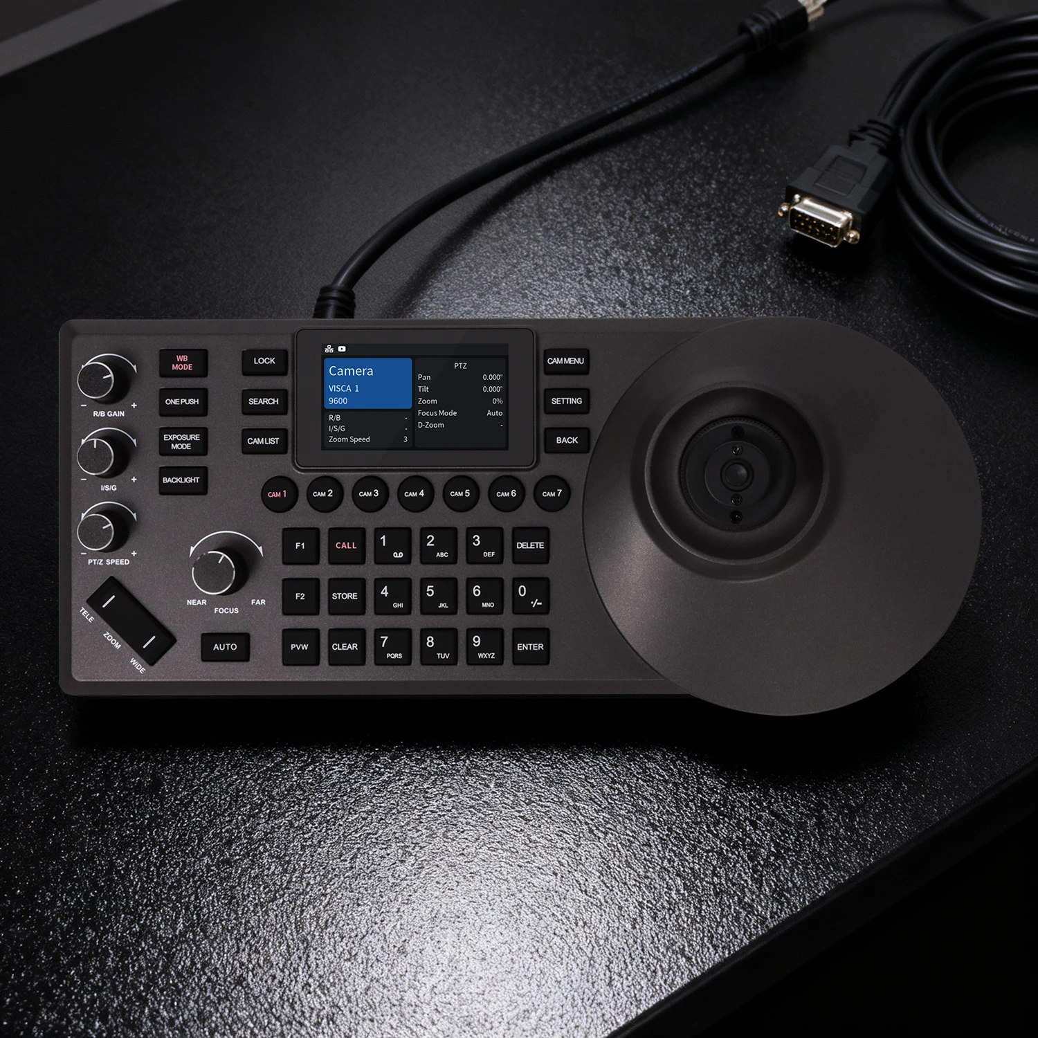 SZXLCOM NDI PTZ 컨트롤 키보드 전문가용 4D 조이스틱 라이브 스트리밍 교회 회의용