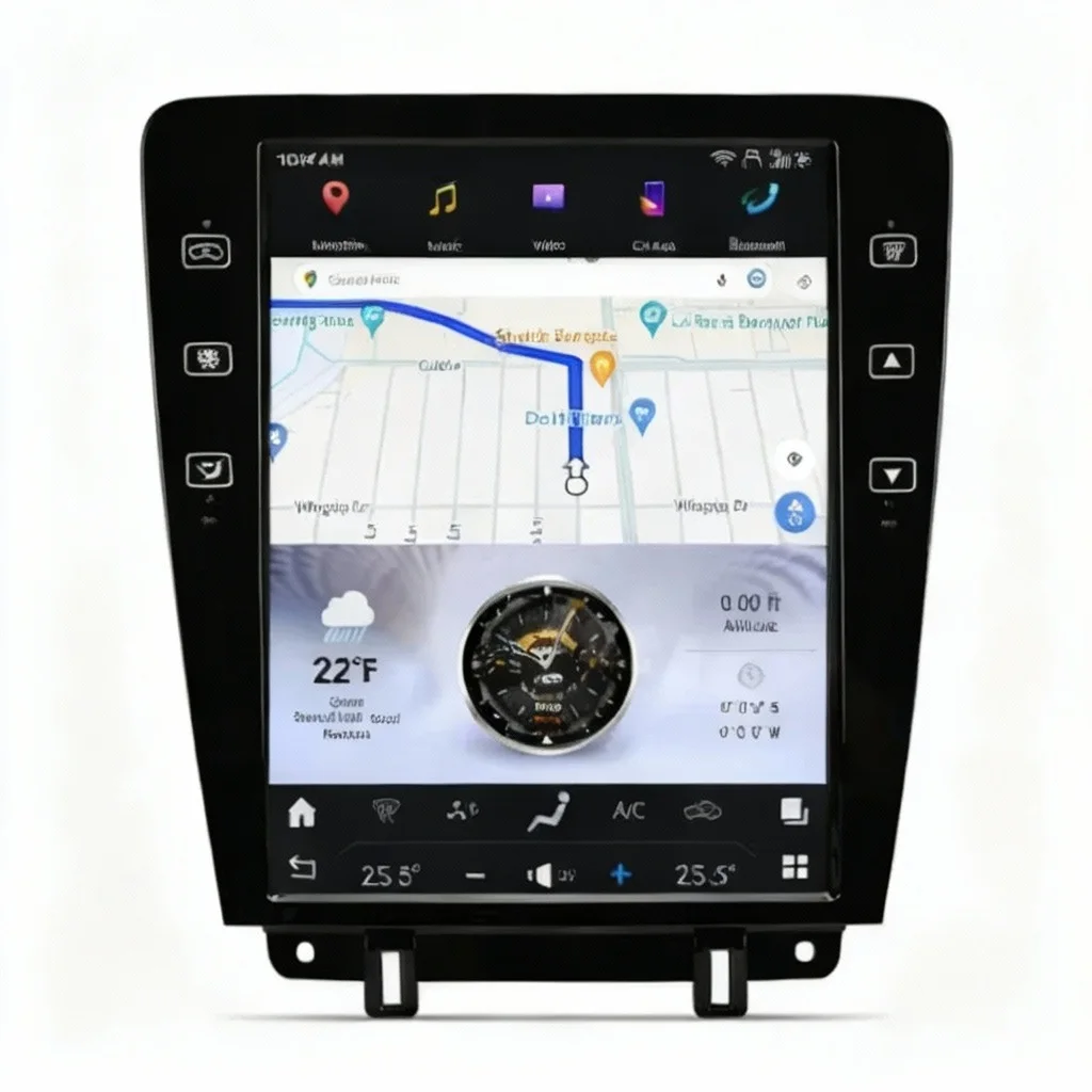 

Автомагнитола AuCar 12.1'' Android 13 для Ford Mustang 2009-2014 с сенсорным экраном, GPS-навигацией, Bluetooth и мультимедийным плеером