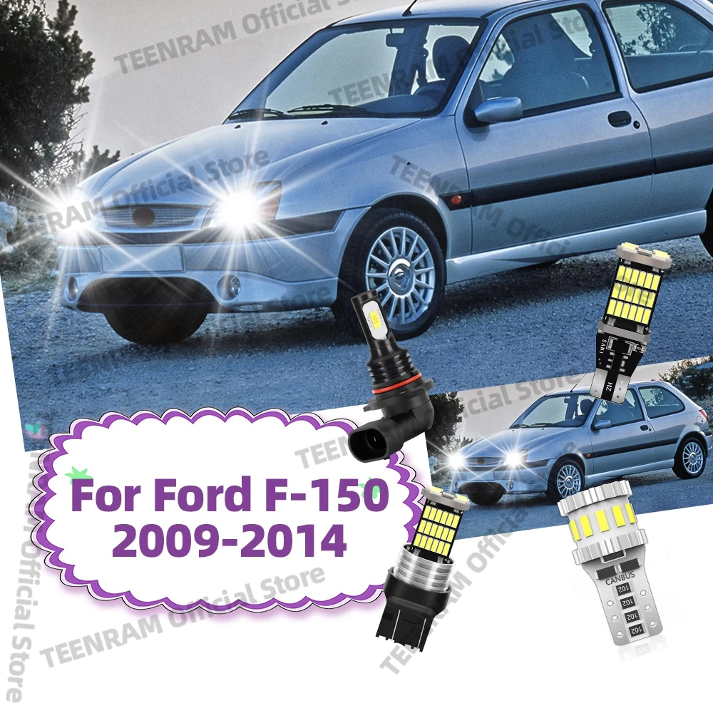 2x For Ford F-150 F150 2009 2010-2014 - LED Light Bulbs 6000K Fog Bulbs 12V Backup Lampada License Plate Lights Map Cargo Lamps