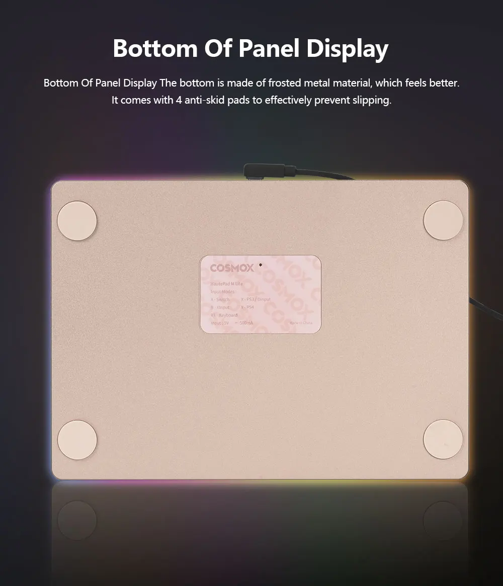 Haute42 Aluminiumlegierung Hitbox Hebellos-Arcade-Stick Kampfspiel Hitbox Controller für PC/PS4/PS5 Joystick Arcade-Controller – Detail 18
