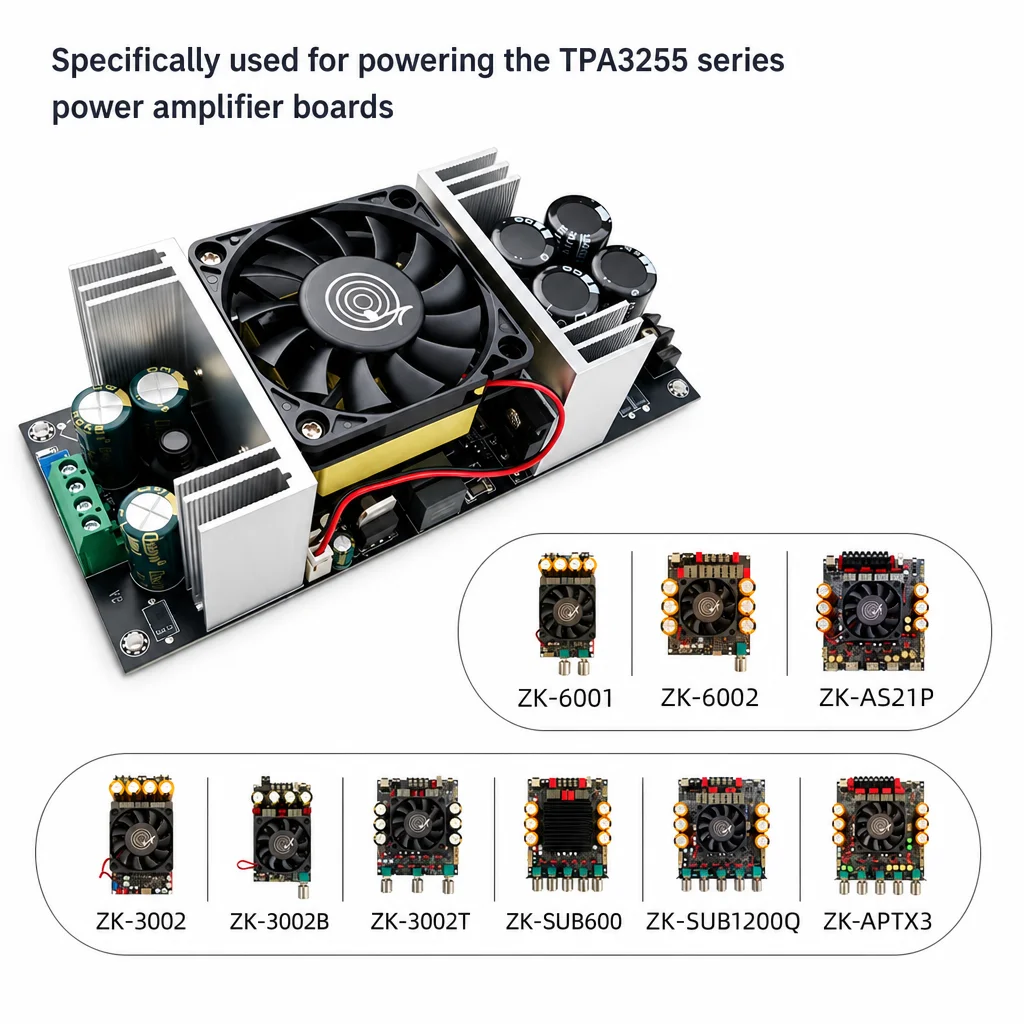 800W Audio Switching Power Supply AC 220V to DC 48V LLC High-end Isolated Power Module for Power Amplifier Subwoofer
