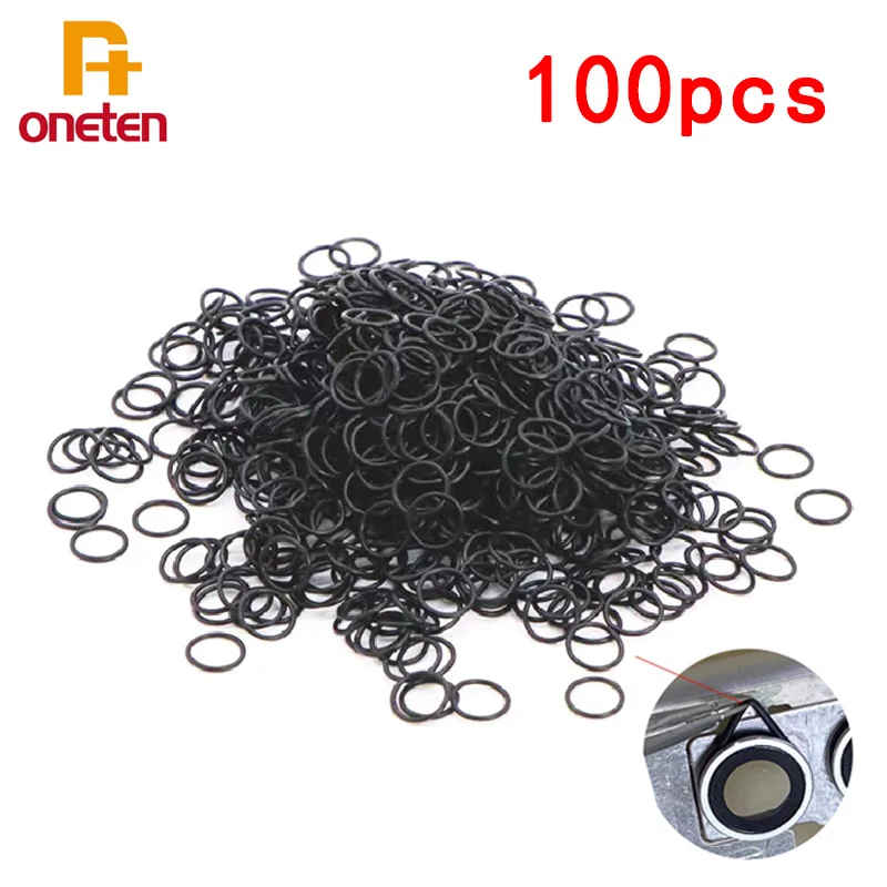 100pcs/Set Waterproof Rubber Ring For iPhone X-13PM Solve Back Camera Lens Sinking Problem After Change Big Hole Back Glass